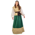 Produktbild Mittelalter Damen Kostüm Juana beige-grün