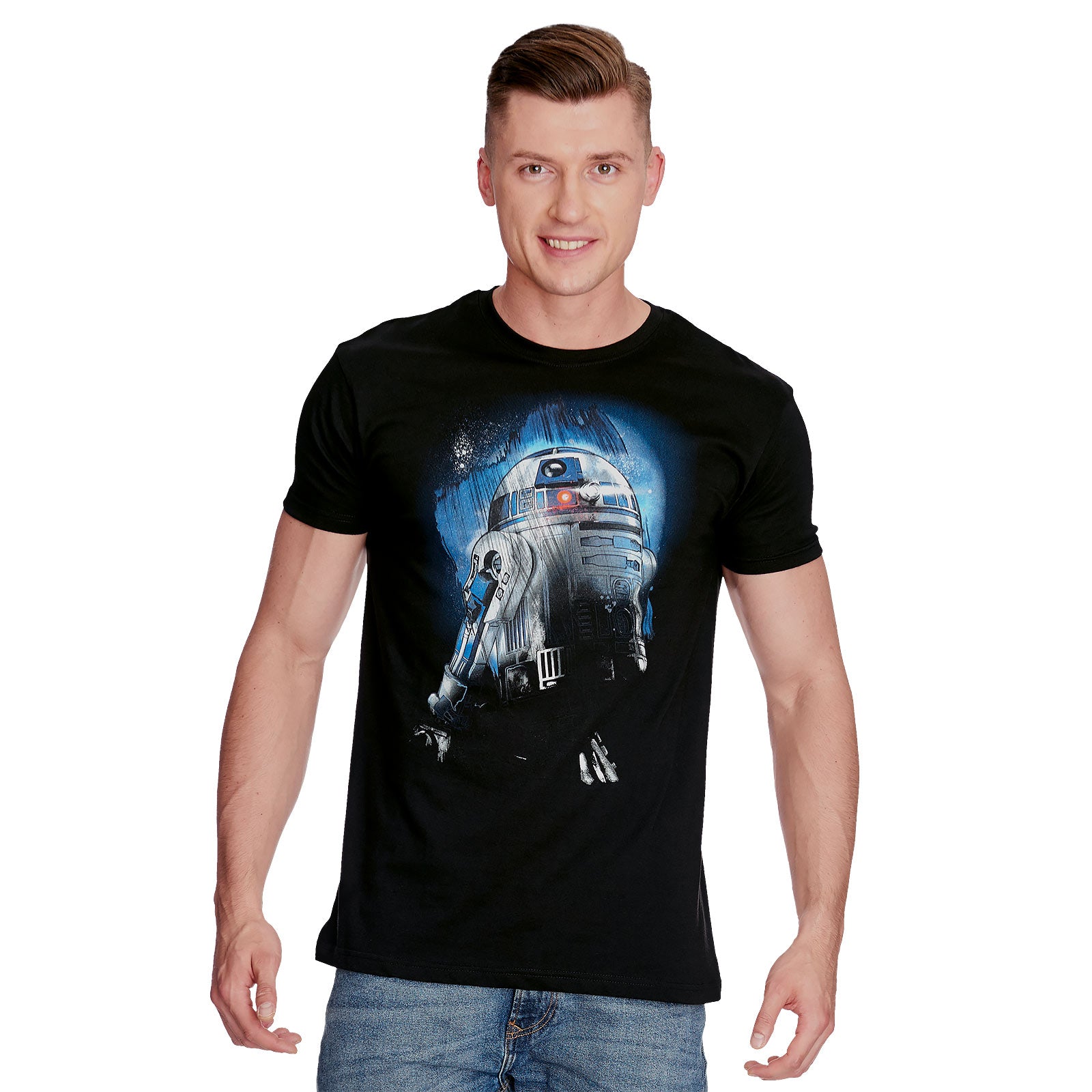Produktbild Star Wars - R2-D2 Droid in the Dark T-Shirt schwarz