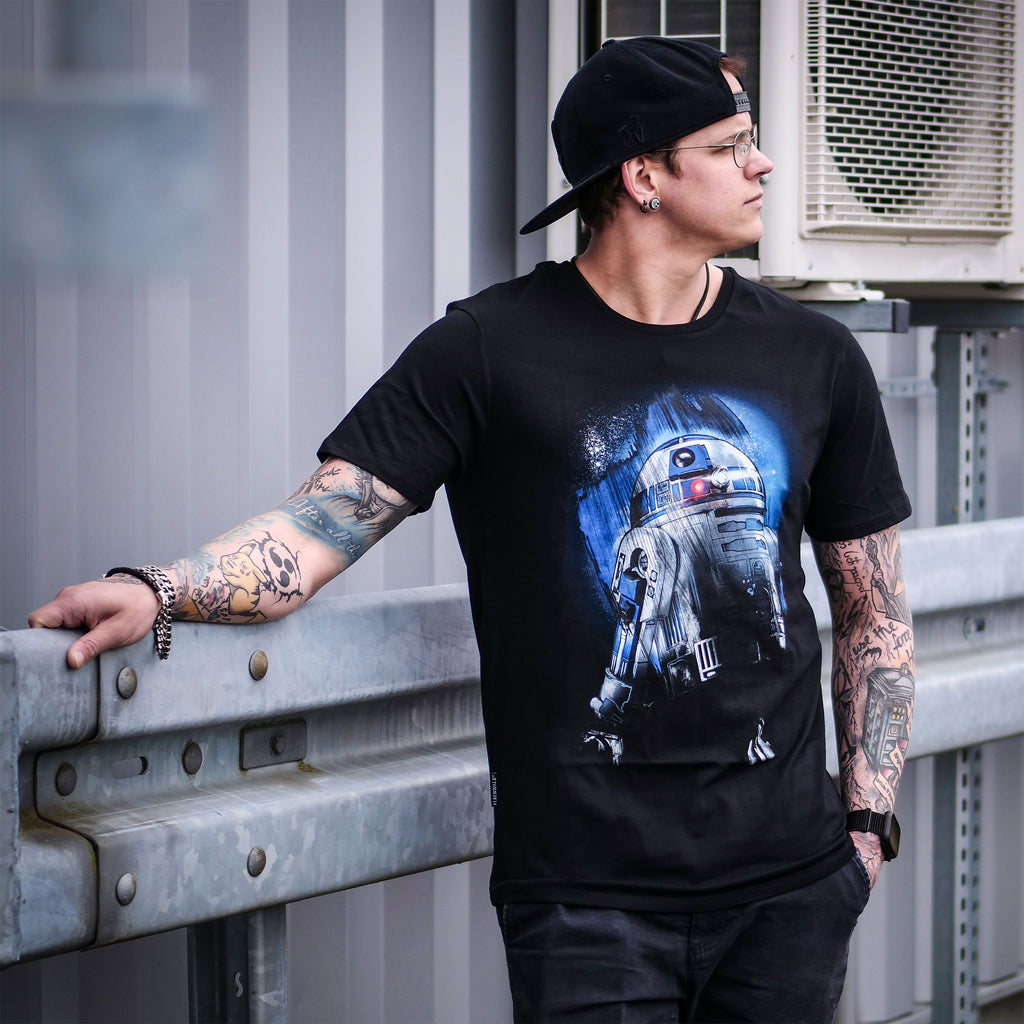 Produktbild Star Wars - R2-D2 Droid in the Dark T-Shirt schwarz