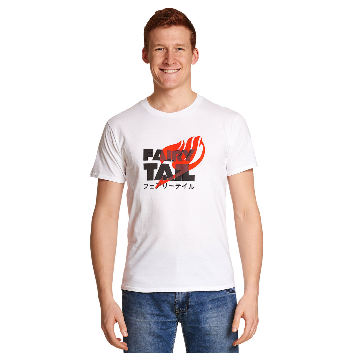 Produktbild Fairy Tail - Logo Katakana T-Shirt weiß