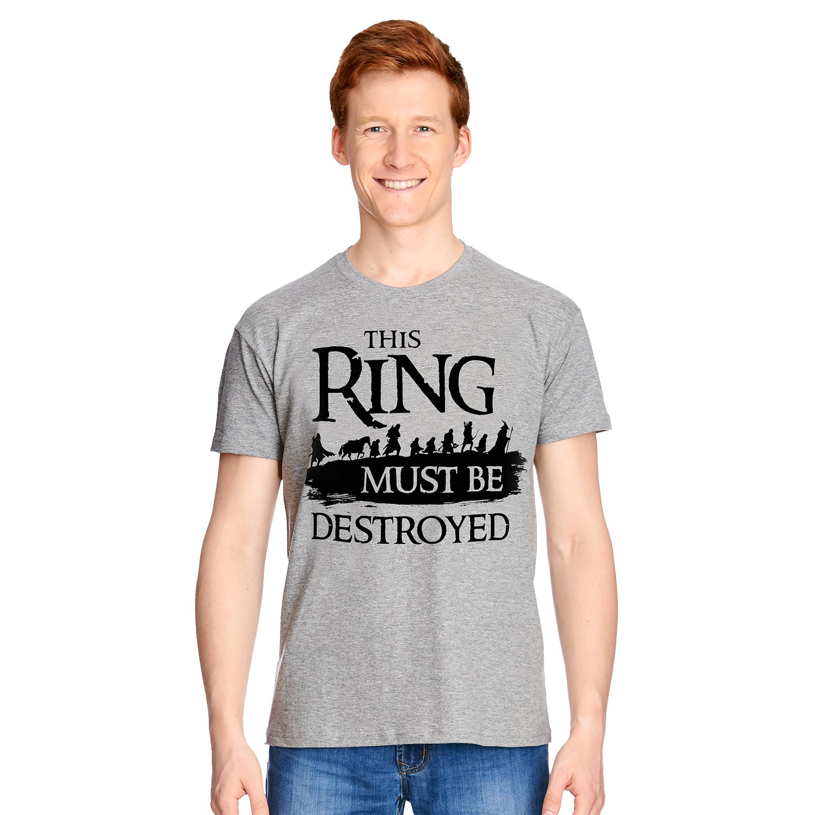 Produktbild Der Herr der Ringe - Gefährten T-Shirt grau