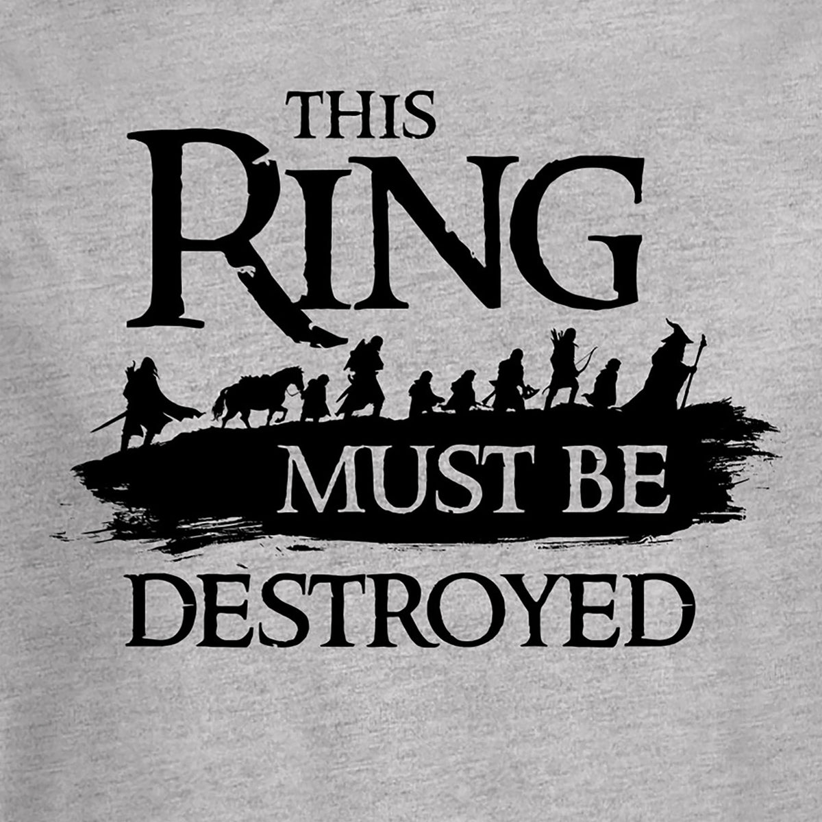 Produktbild Der Herr der Ringe - Gefährten T-Shirt grau