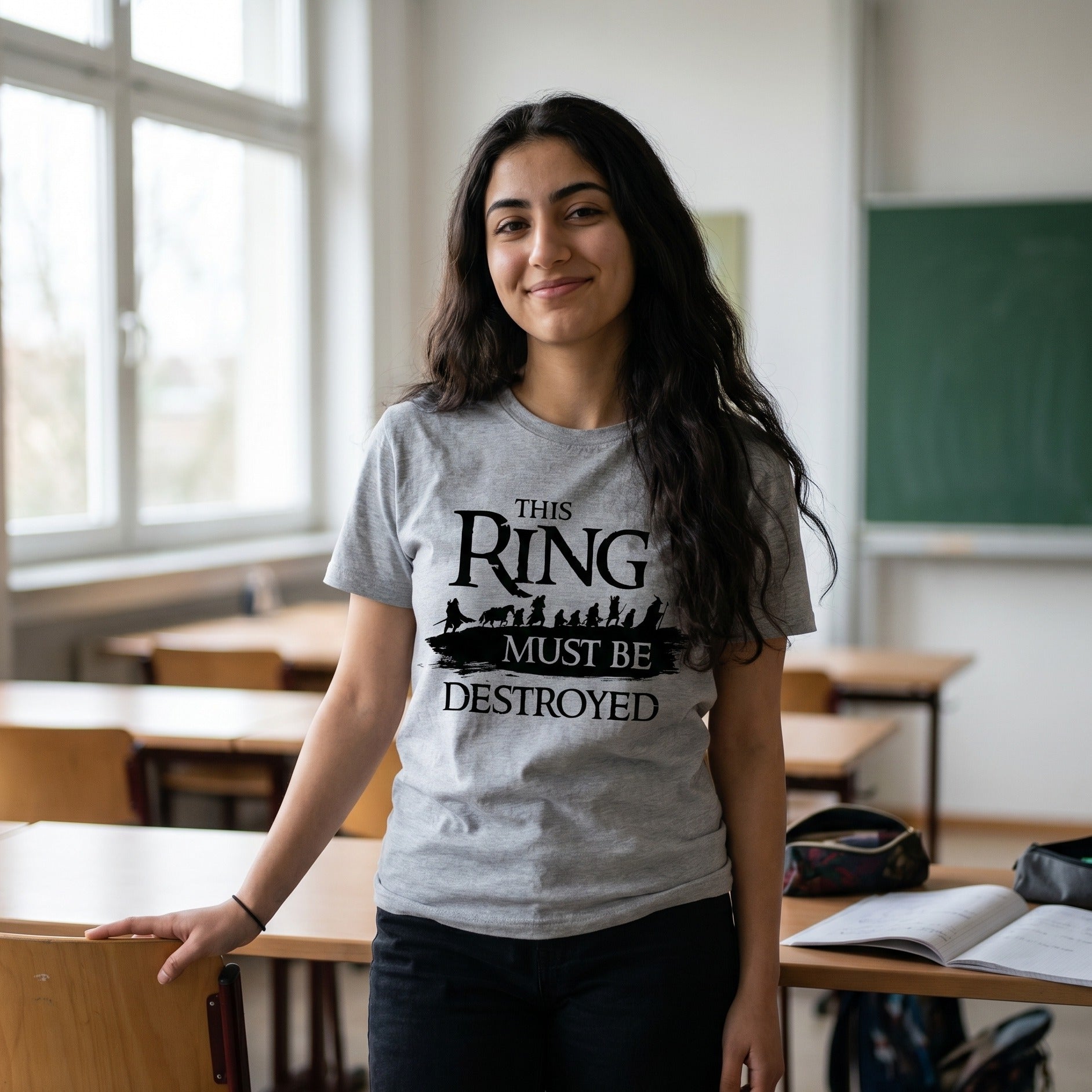 Produktbild Der Herr der Ringe - Gefährten T-Shirt grau