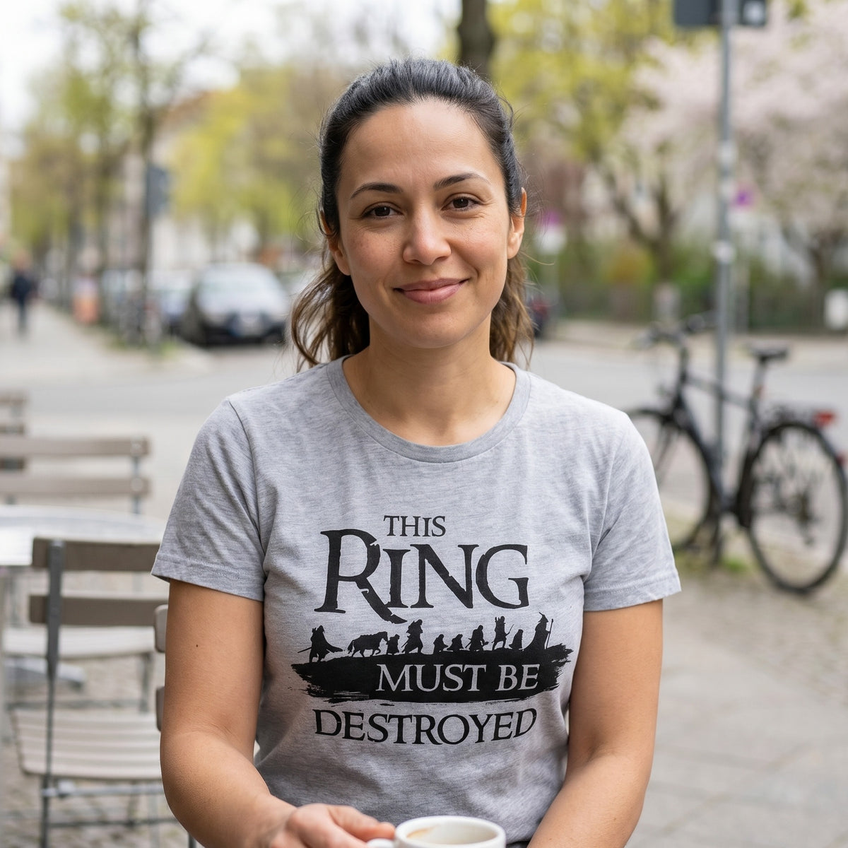Produktbild Der Herr der Ringe - Gefährten T-Shirt grau