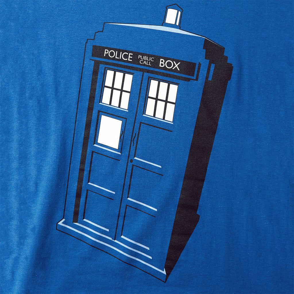 Produktbild Doctor Who - Tardis Police Box T-Shirt blau