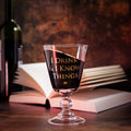 Produktbild Game of Thrones - Drink and Know Weinglas