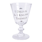 Produktbild Game of Thrones - Drink and Know Weinglas