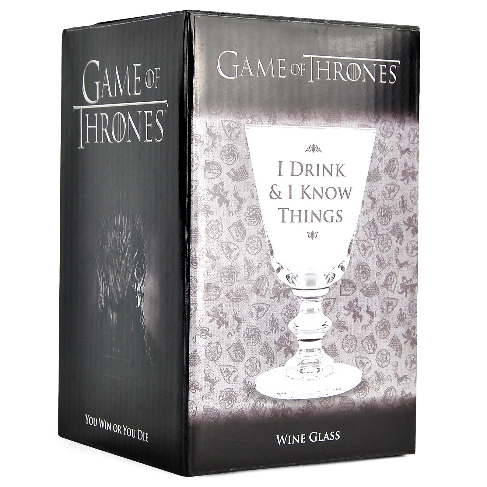 Produktbild Game of Thrones - Drink and Know Weinglas