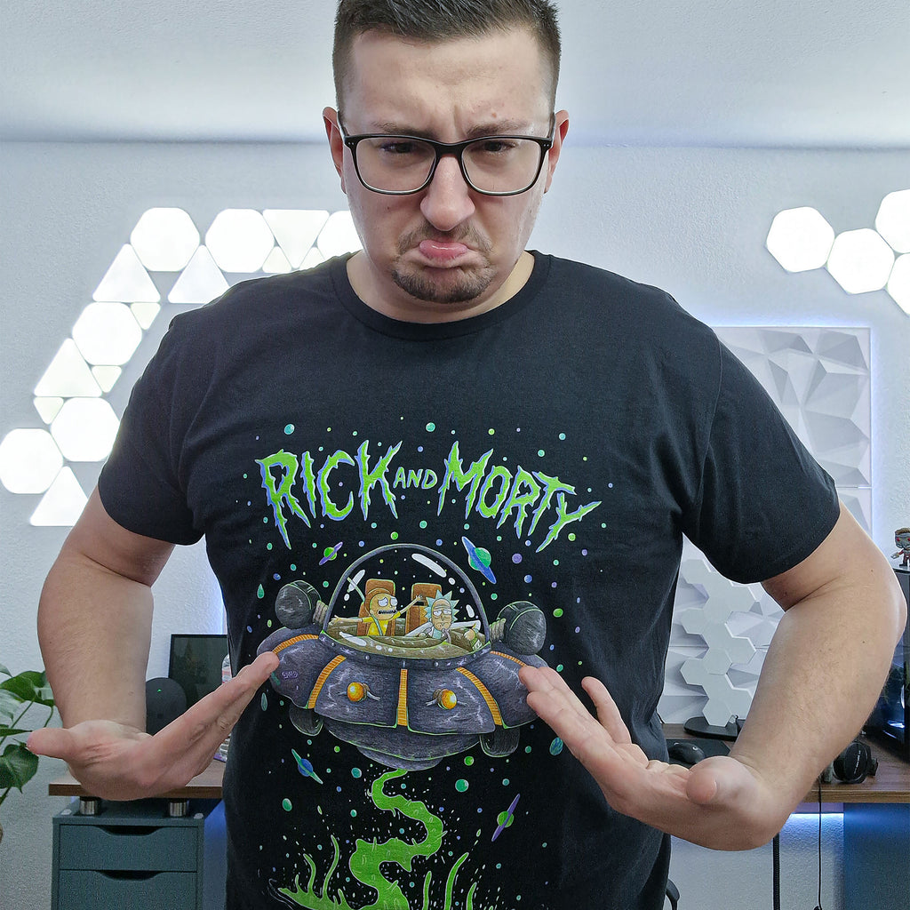 Produktbild Rick and Morty - Space Cruiser T-Shirt schwarz