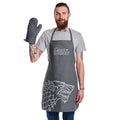 Produktbild Game of Thrones - House Stark Schürze mit Ofenhandschuh