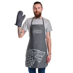 Produktbild Game of Thrones - House Stark Schürze mit Ofenhandschuh