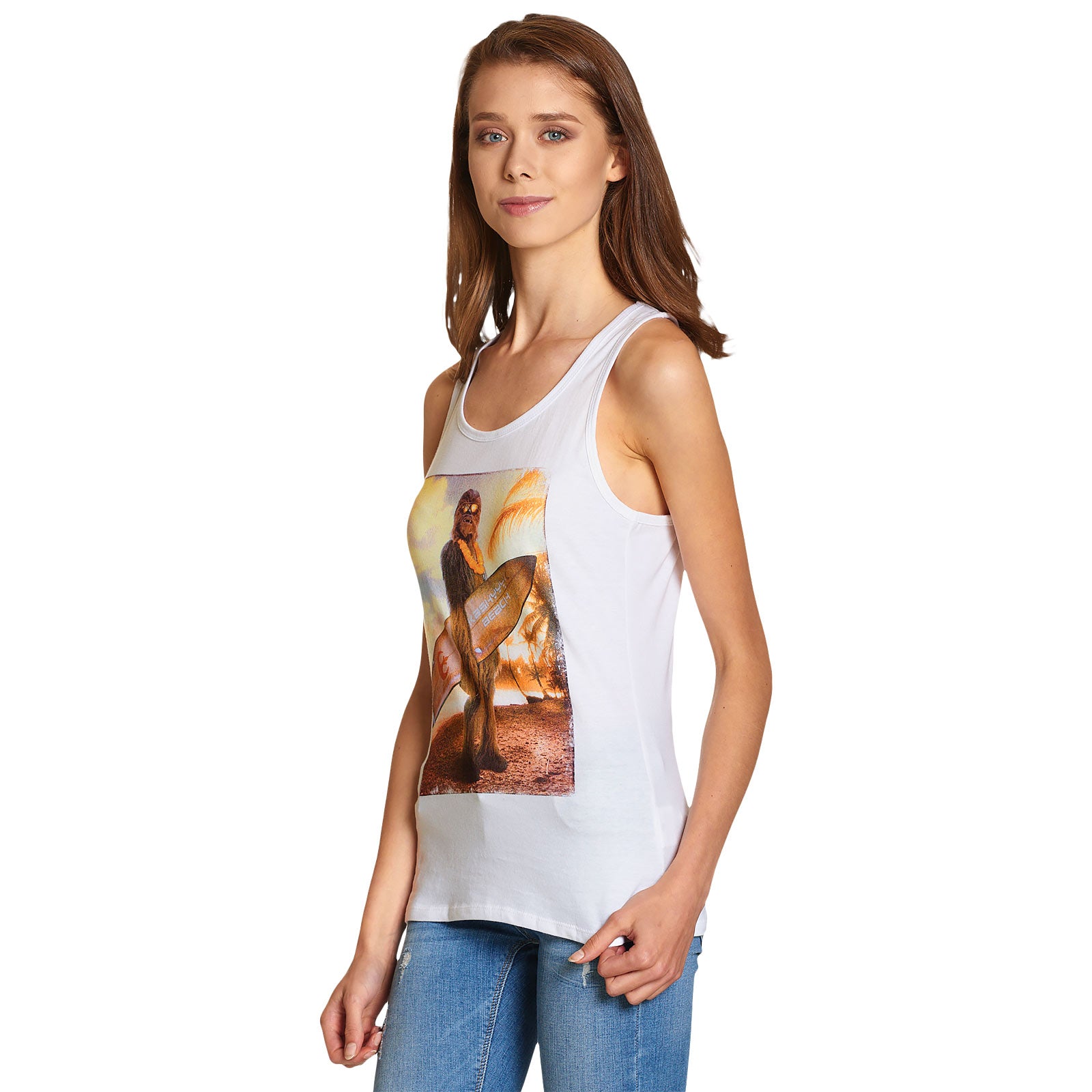 Produktbild Star Wars - Wookiee Surfer Tank Top weiß