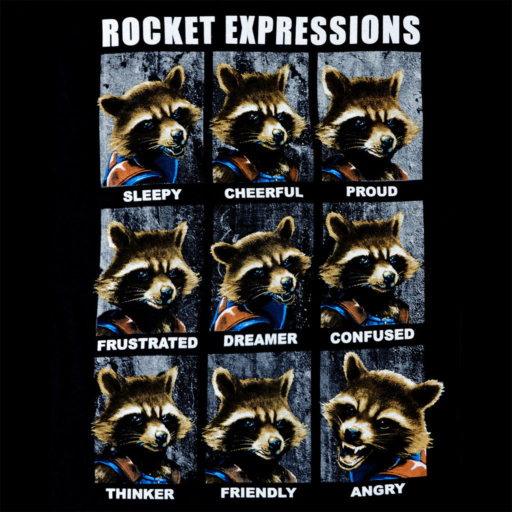 Produktbild Guardians of the Galaxy - Rocket Expressions T-Shirt schwarz