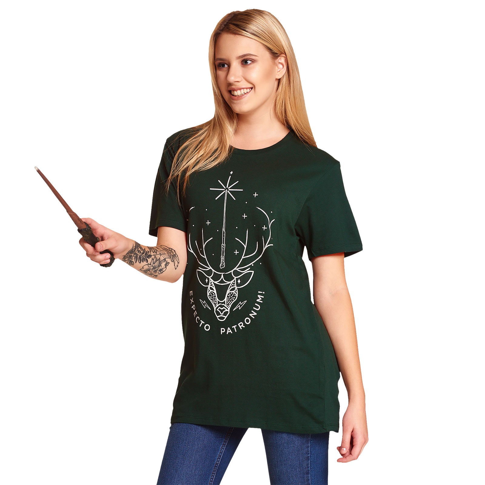 Produktbild Harry Potter - Expecto Patronum T-Shirt grün