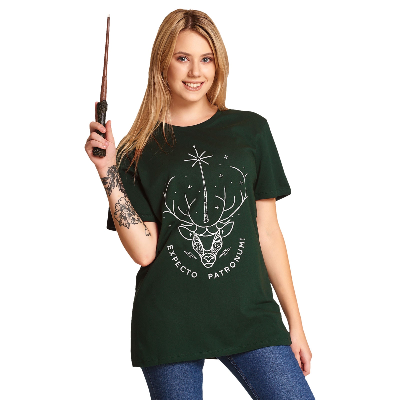 Produktbild Harry Potter - Expecto Patronum T-Shirt grün