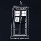 Produktbild Doctor Who - Tardis Outline T-Shirt blau