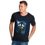 Produktbild Doctor Who - Tardis Space T-Shirt blau