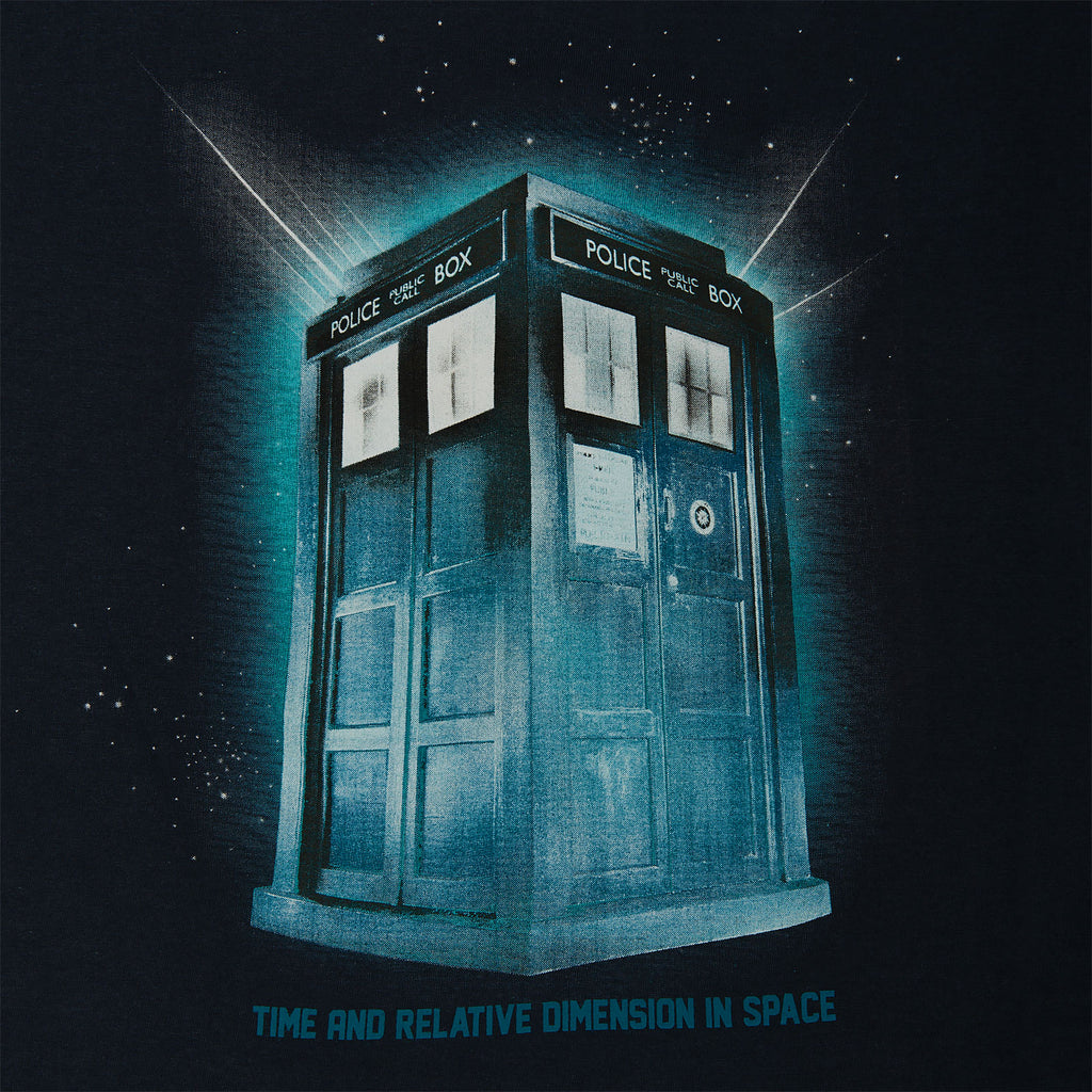 Produktbild Doctor Who - Tardis Space T-Shirt Damen blau