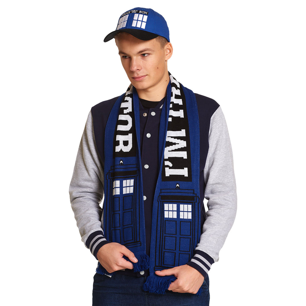 Produktbild Doctor Who - Tardis Police Box Schal blau