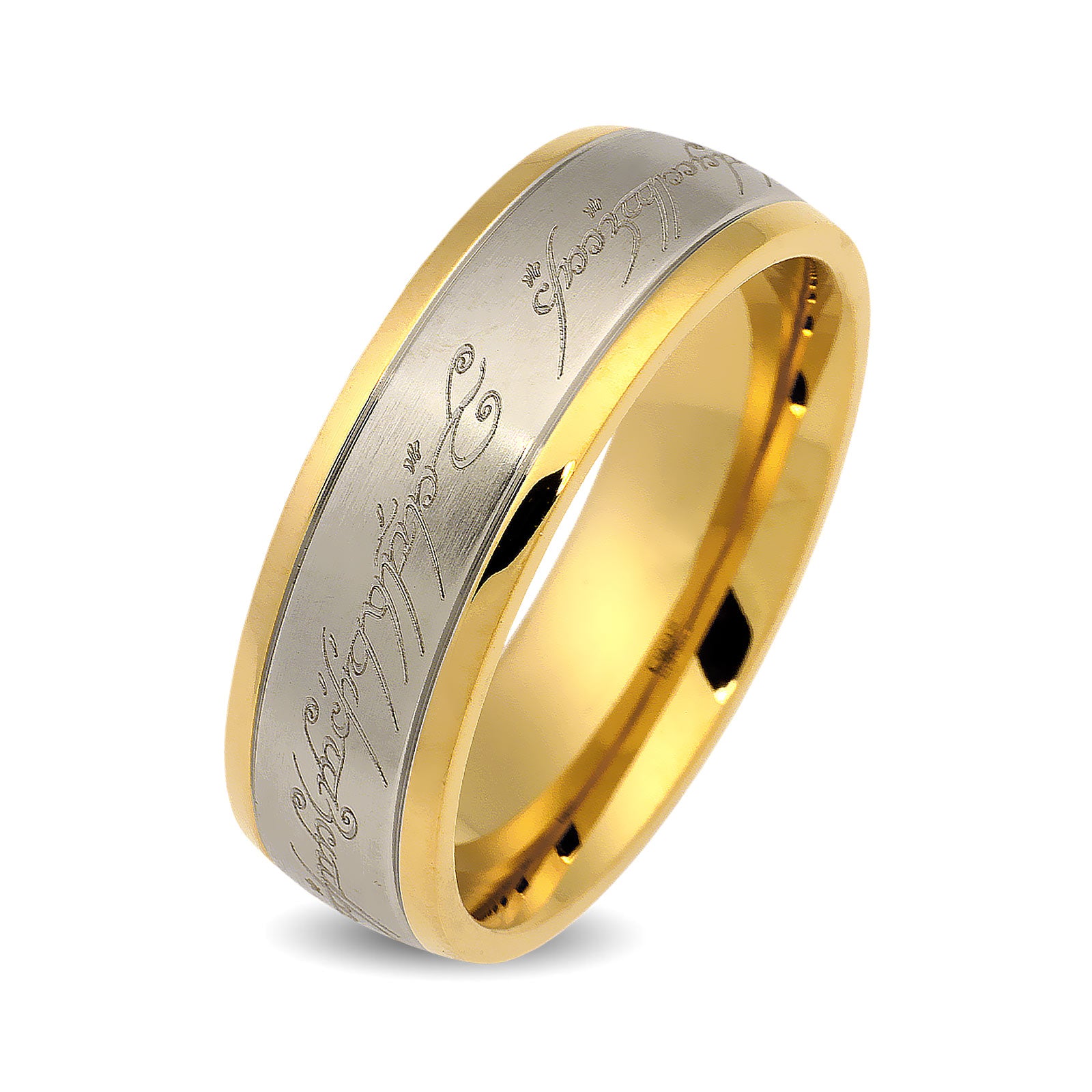 Produktbild Der Herr der Ringe - Der Eine Ring Edelstahl vergoldet