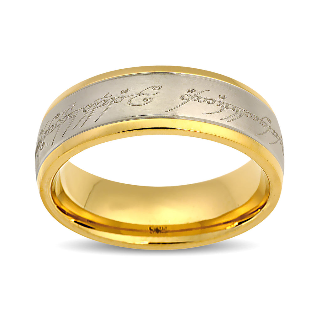 Produktbild Der Herr der Ringe - Der Eine Ring Edelstahl vergoldet