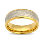 Produktbild Der Herr der Ringe - Der Eine Ring Edelstahl vergoldet