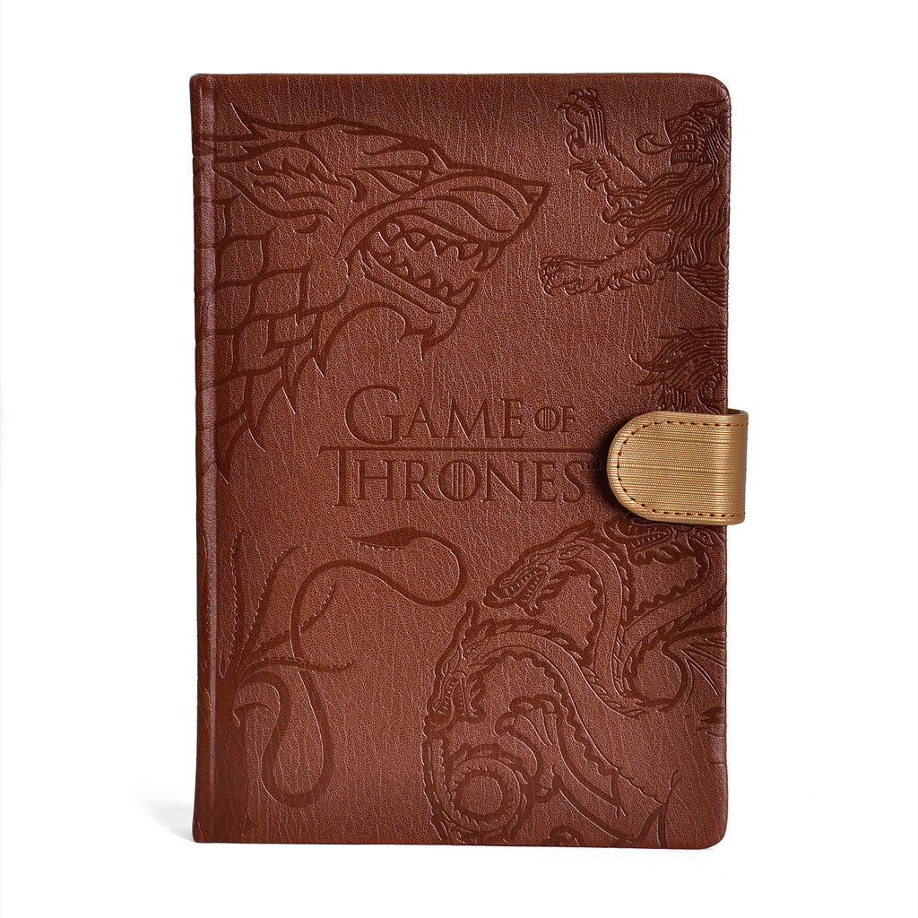 Produktbild Game of Thrones - Häuser Wappen Premium Notizbuch A5