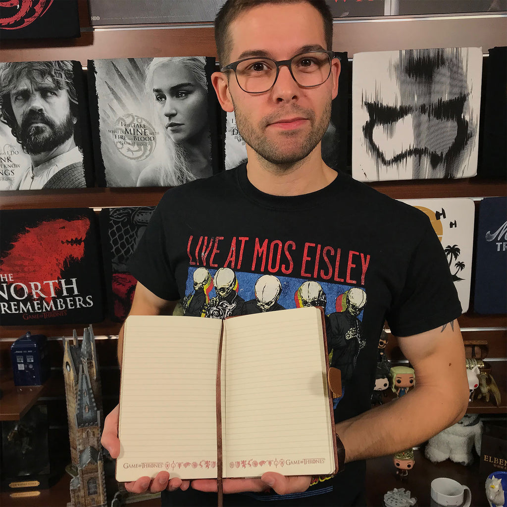 Produktbild Game of Thrones - Häuser Wappen Premium Notizbuch A5