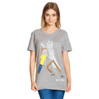 Produktbild Rick and Morty - Morty Eye Edit Distressed T-Shirt grau