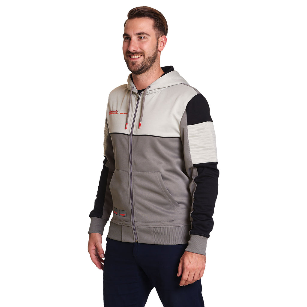 Produktbild Nintendo - NES Kapuzenjacke grau