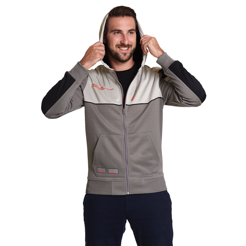Produktbild Nintendo - NES Kapuzenjacke grau