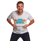 Produktbild Star Wars - Vintage 77 Logo T-Shirt grau
