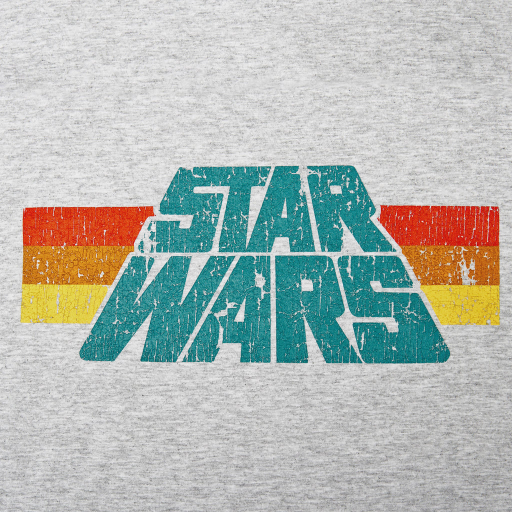 Produktbild Star Wars - Vintage 77 Logo T-Shirt grau