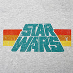Produktbild Star Wars - Vintage 77 Logo T-Shirt grau