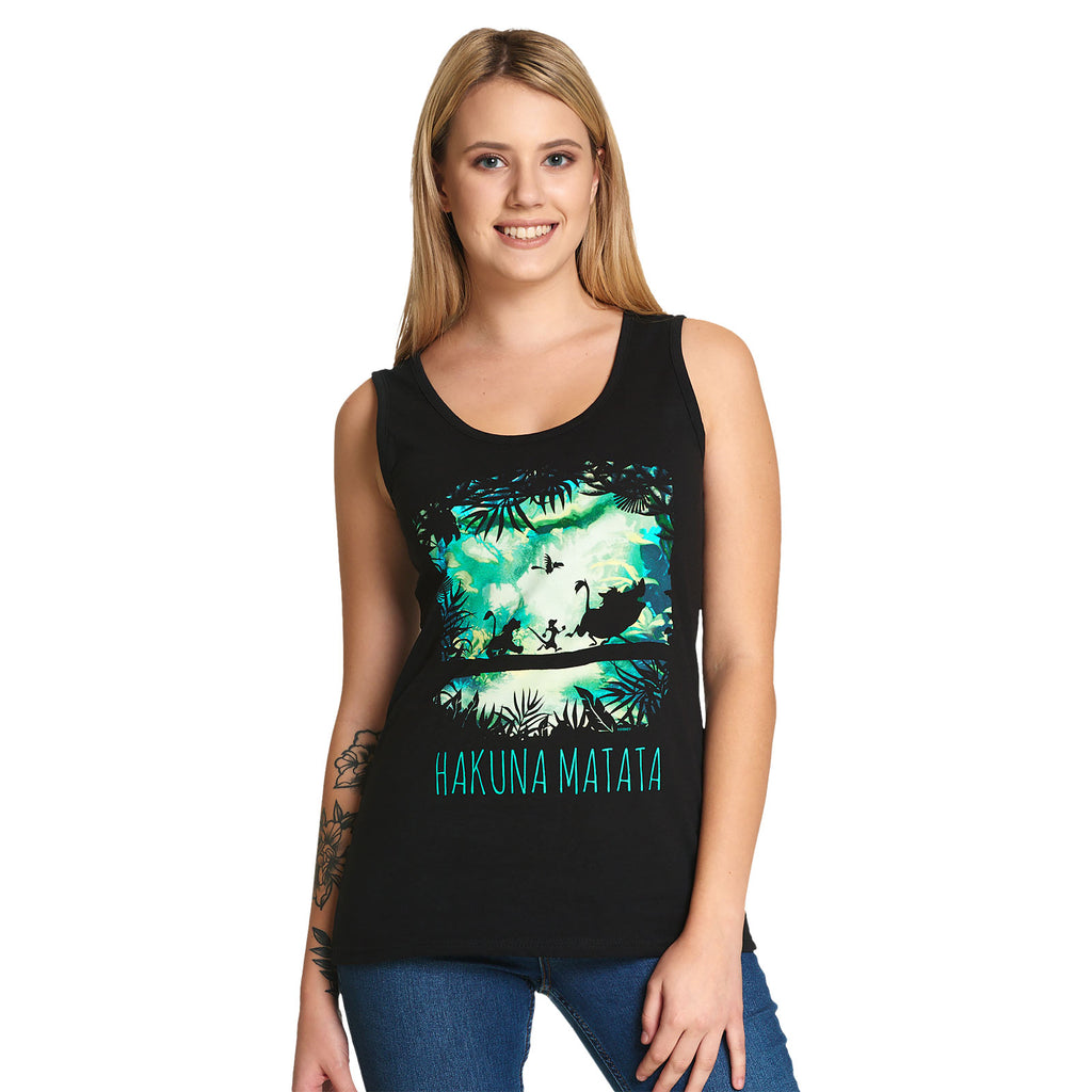 Produktbild König der Löwen - No Worries Tank Top schwarz