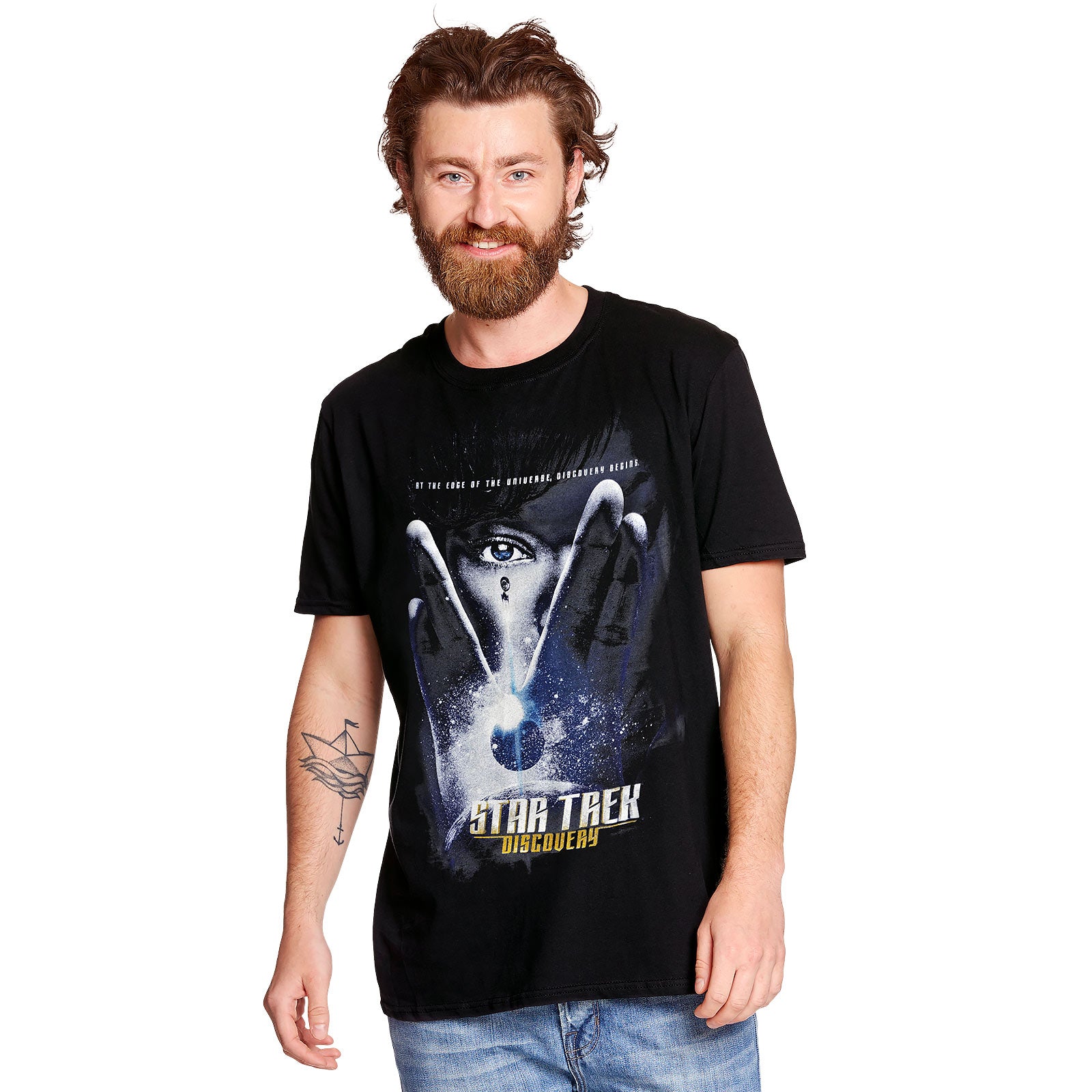 Produktbild Star Trek - Discovery Poster T-Shirt schwarz