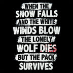 Produktbild The Pack Survives T-Shirt schwarz