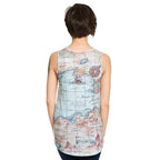 Product image One Piece - East Blue Map Tank Top Loose Fit