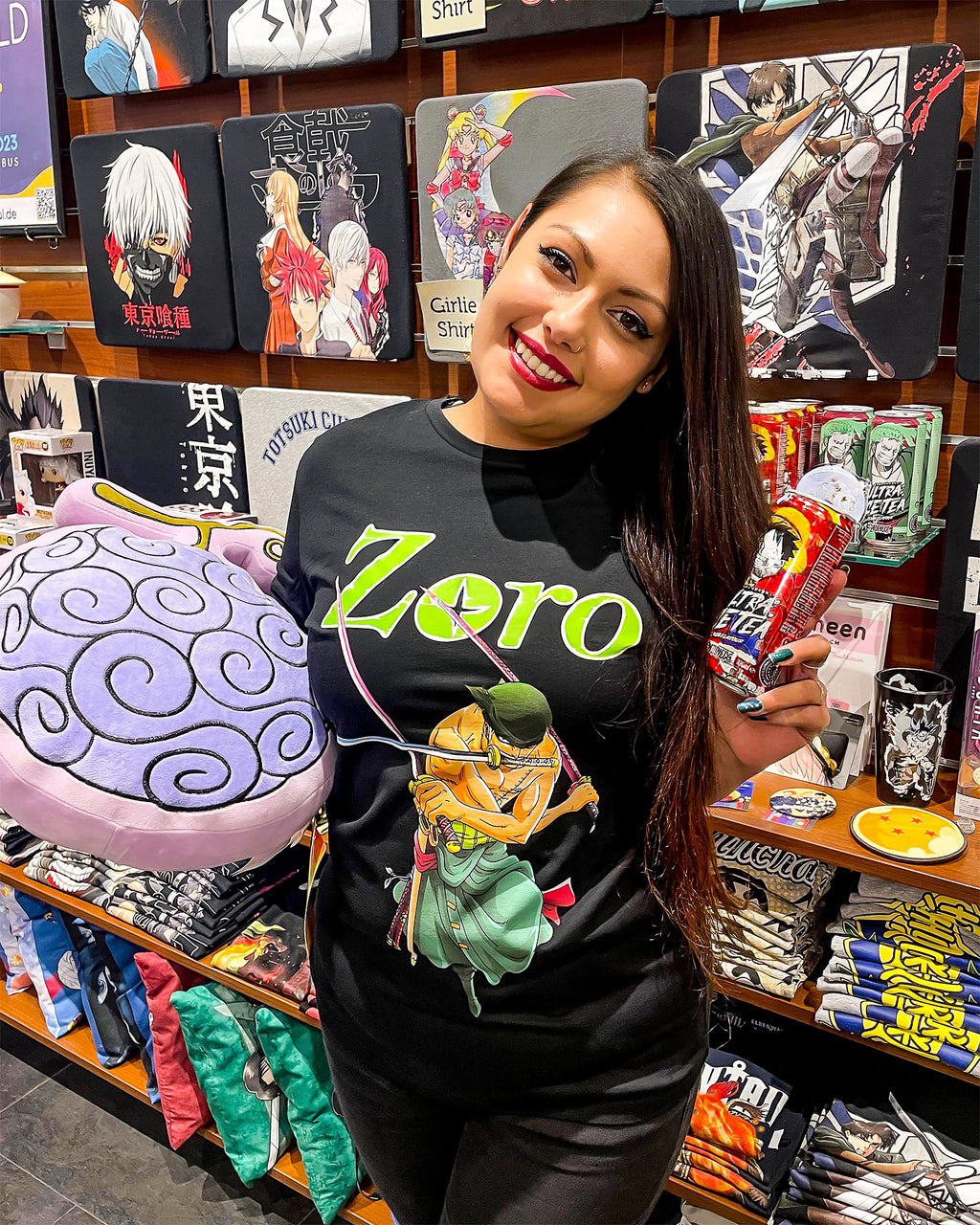 Produktbild One Piece - Zoro T-Shirt schwarz