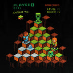 Produktbild Minecraft - Miner Mountain Retro T-Shirt Kinder schwarz