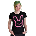 Produktbild Overwatch - D.VA Spray Logo T-Shirt Damen schwarz