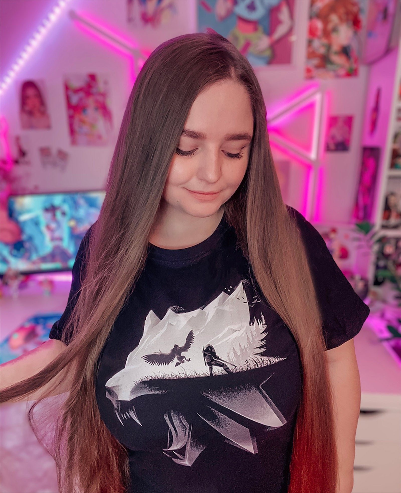 Produktbild Witcher - Wolf Silhouette T-Shirt schwarz