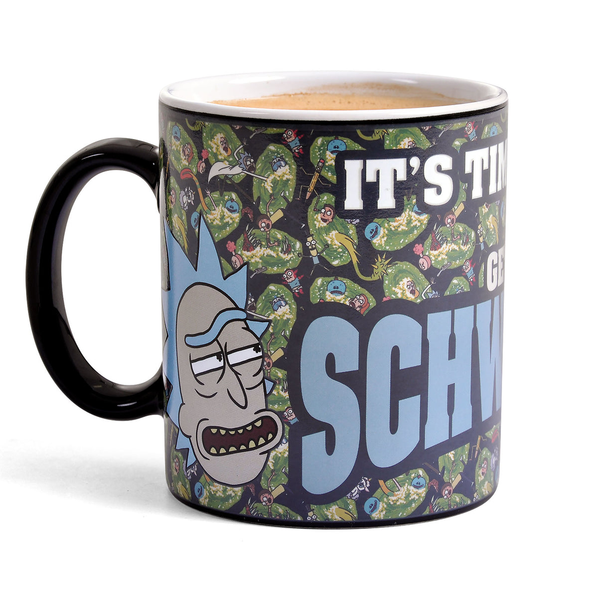 Produktbild Rick and Morty - Get Schwifty Thermoeffekt Tasse