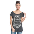 Produktbild Alice im Wunderland - Wonderland T-Shirt Damen Loose Fit grau