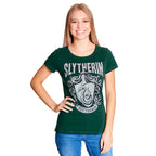 Produktbild Harry Potter - Slytherin Wappen T-Shirt Damen grün