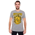Produktbild Harry Potter - Hufflepuff Wappen T-Shirt grau