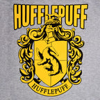 Produktbild Harry Potter - Hufflepuff Wappen T-Shirt grau