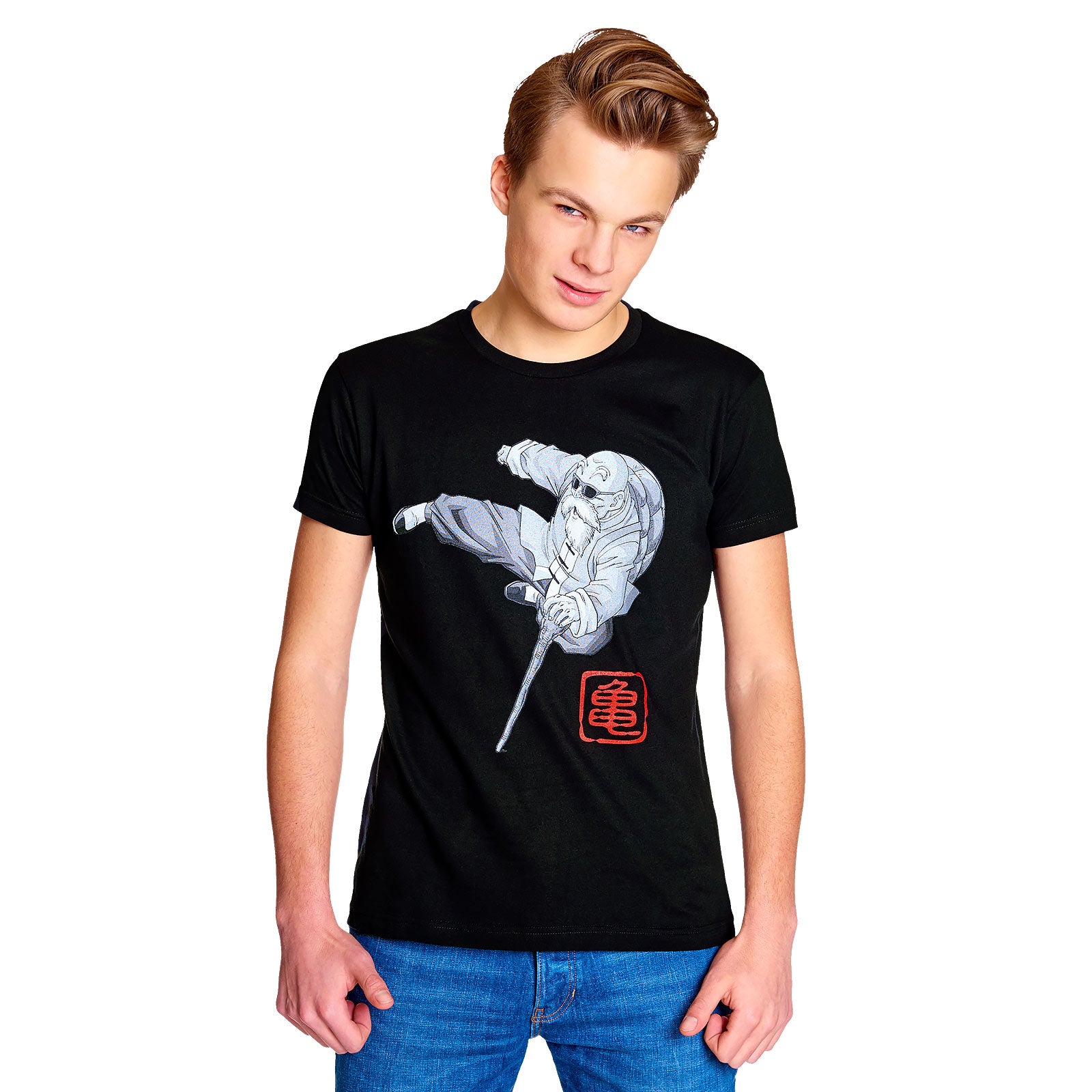 Produktbild Dragon Ball Z - Muten Roshi Kick T-Shirt schwarz