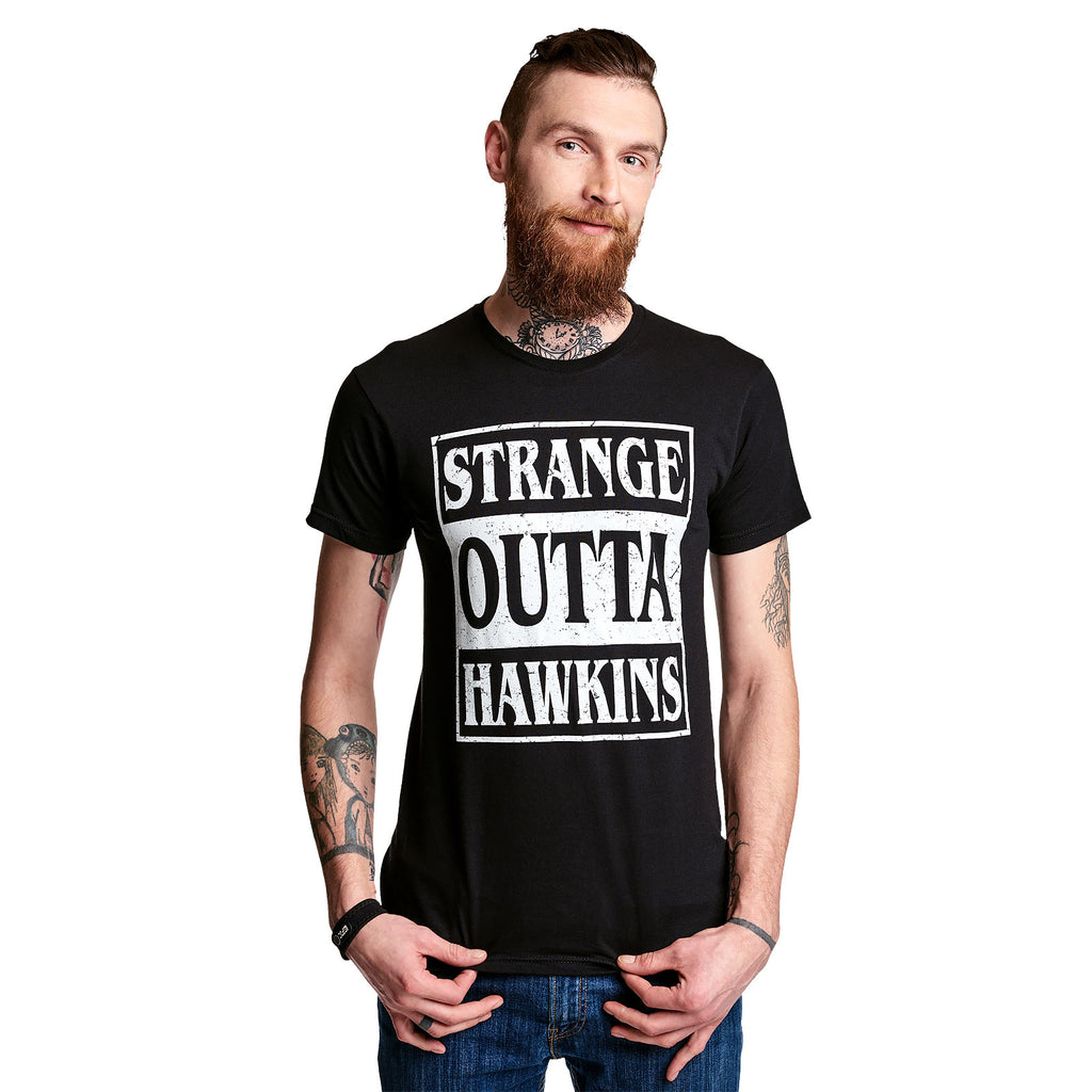 Produktbild Strange Outta Hawkins T-Shirt schwarz