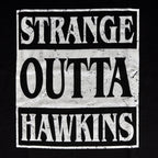 Produktbild Strange Outta Hawkins T-Shirt schwarz